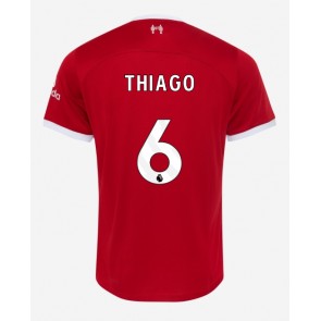 Liverpool Thiago Alcantara #6 Replika Hjemmebanetrøje 2023-24 Kortærmet